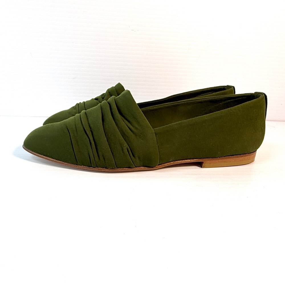 Kenneth Cole Olive Green Slip-On Shoes - Picture 5 of 11